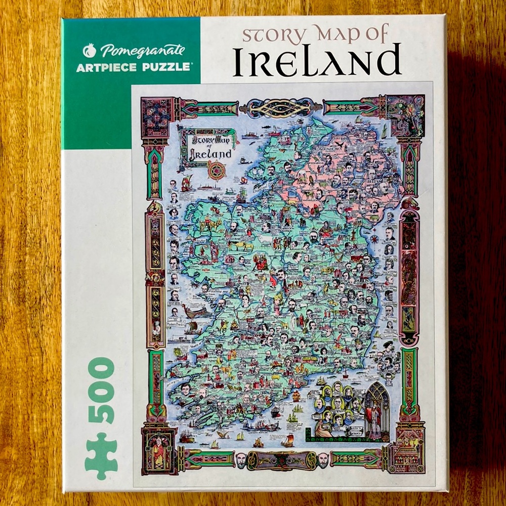 Story Map of Ireland puzzle 500 pieces